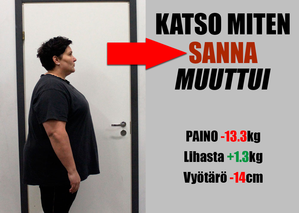 Huhtikuun onnistuja: Sanna kuntoon