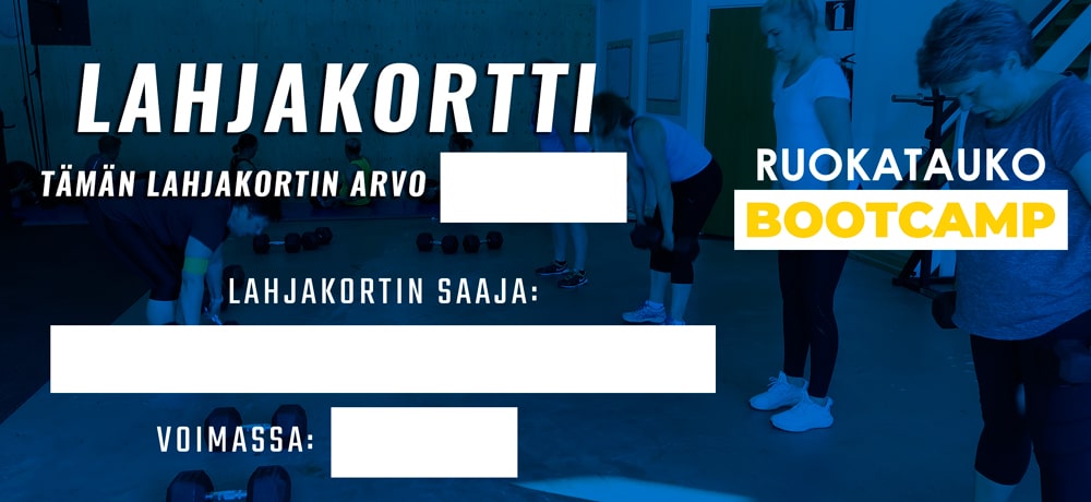 bootcamplahjakortti